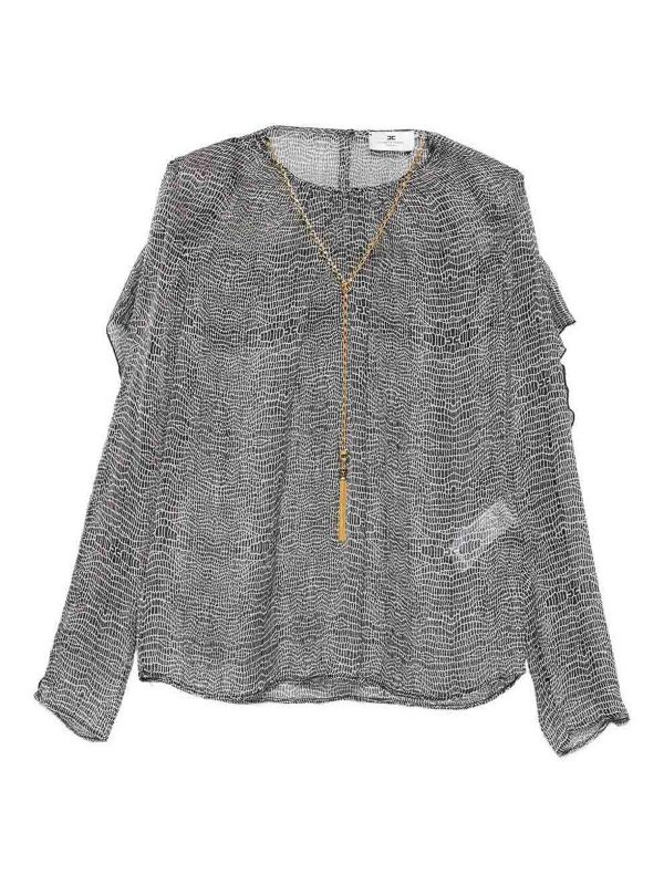 Elisabetta Franchi Chemise - Noir