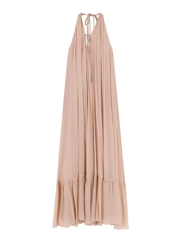 Pinko Robe Au Genou - Beige