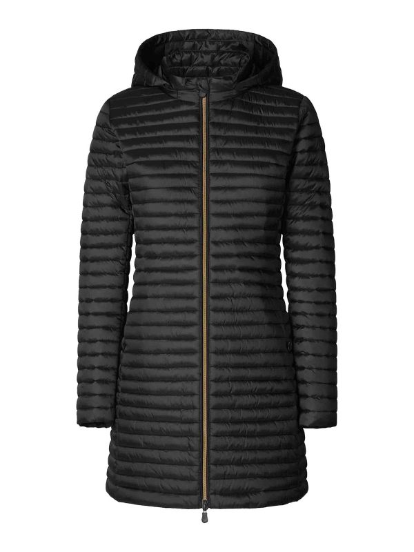 Save the Duck Manteau Court - Noir