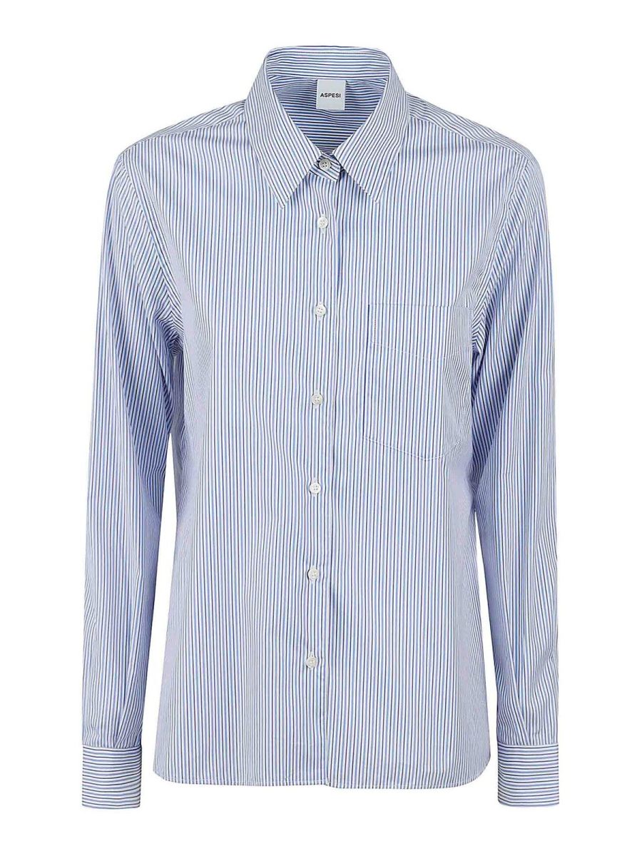 Aspesi Chemise - Bleu Clair