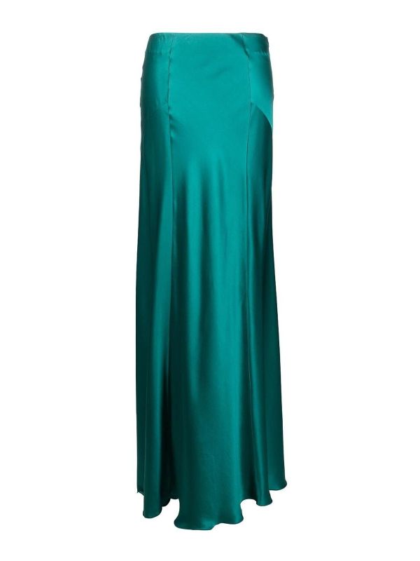 Alberta Ferretti Jupe Longue - Vert