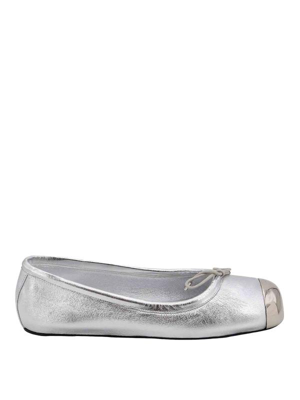 Alexander Mcqueen Ballerines - Argent