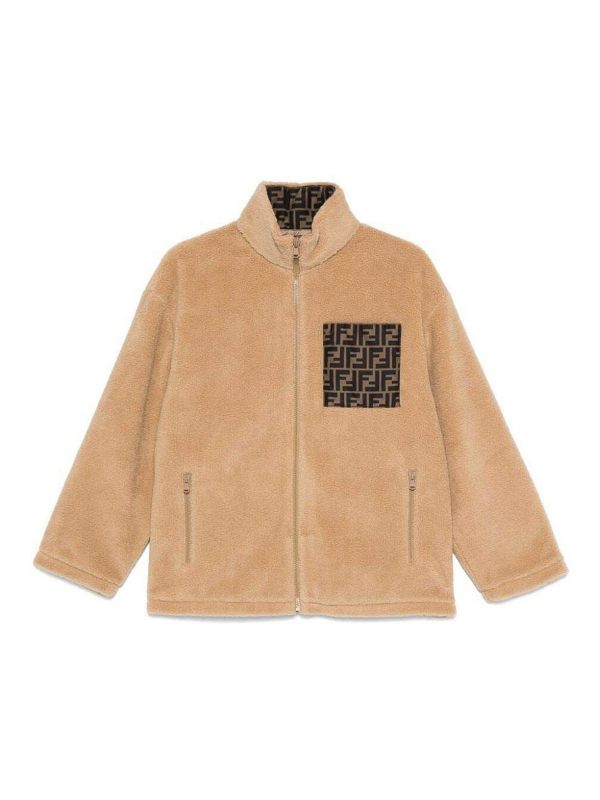 Fendi Jr Veste Casual - Marron