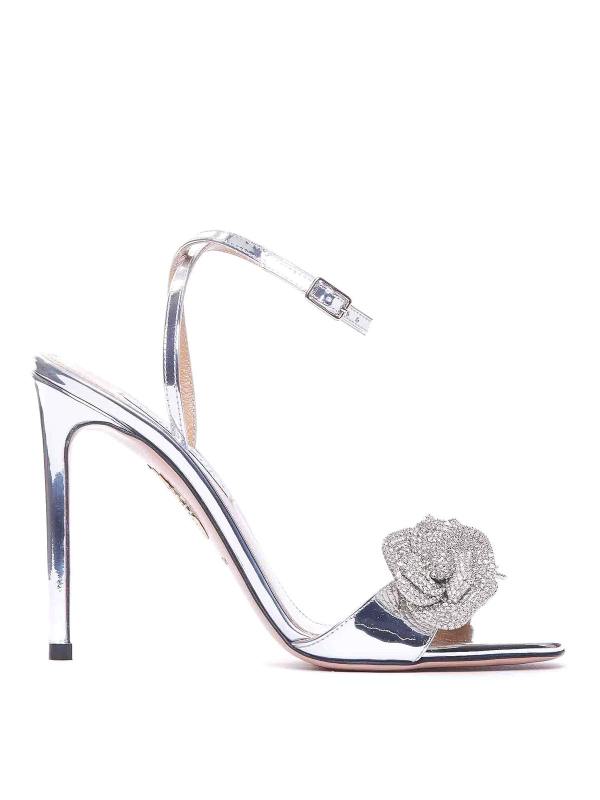 Aquazzura Chaussures À Talon - Argent