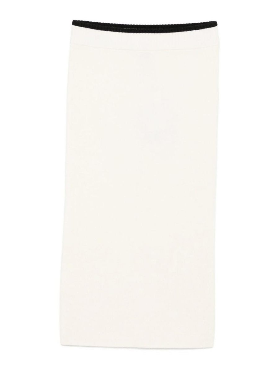Pinko Jupe Midi - Blanc