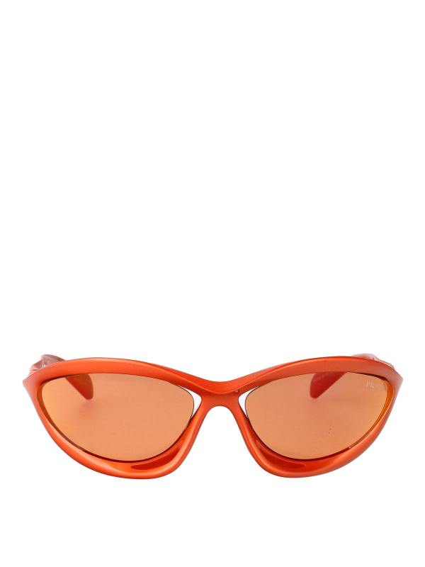 Prada Lunettes De Soleil - Orange