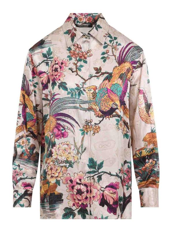 Roberto Cavalli Chemise - Multicolore