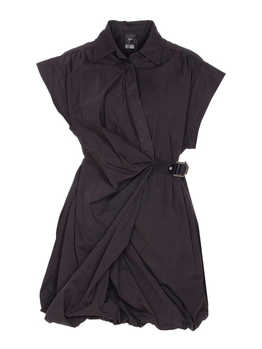 Pinko Robe Au Genou - Noir
