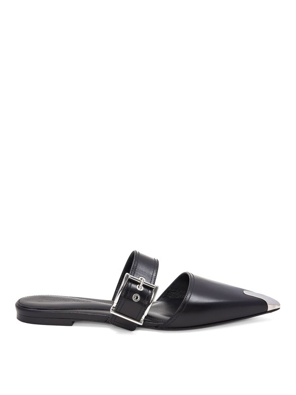 Alexander Mcqueen Mules - Noir
