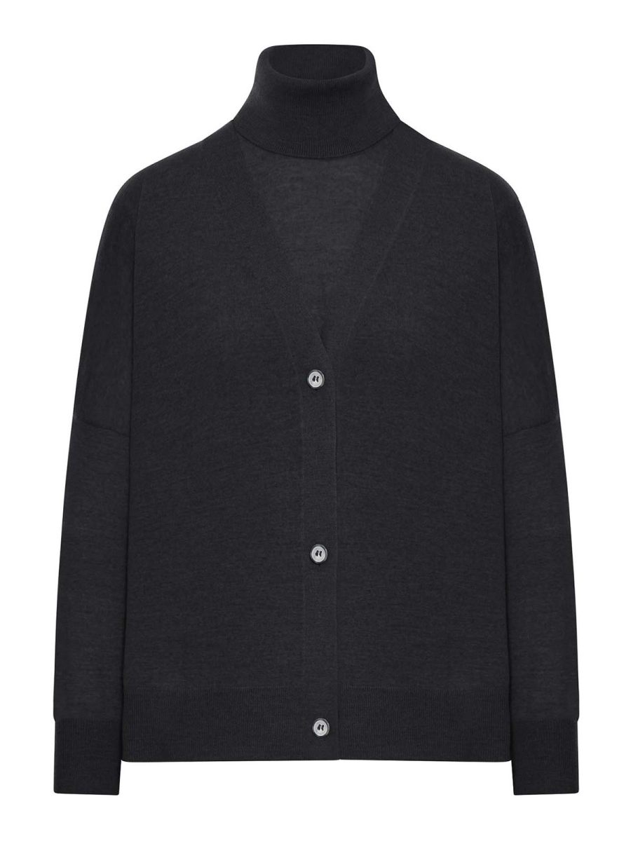 Gran Sasso Pull Col Rond - Noir