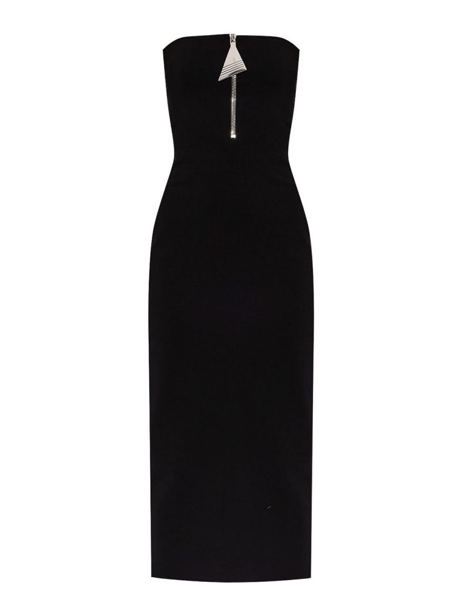 The Attico Robe Au Genou - Noir