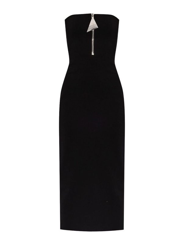 The Attico Robe Au Genou - Noir