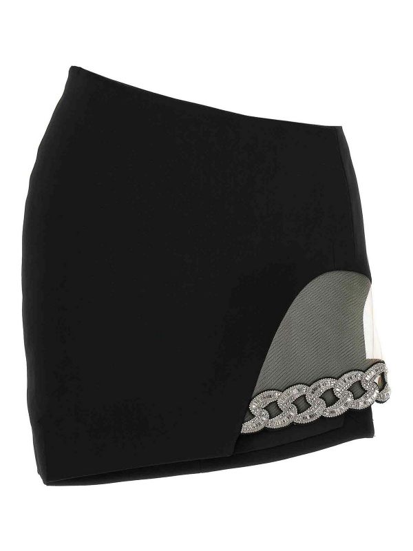 David Koma Mini Jupe - Noir