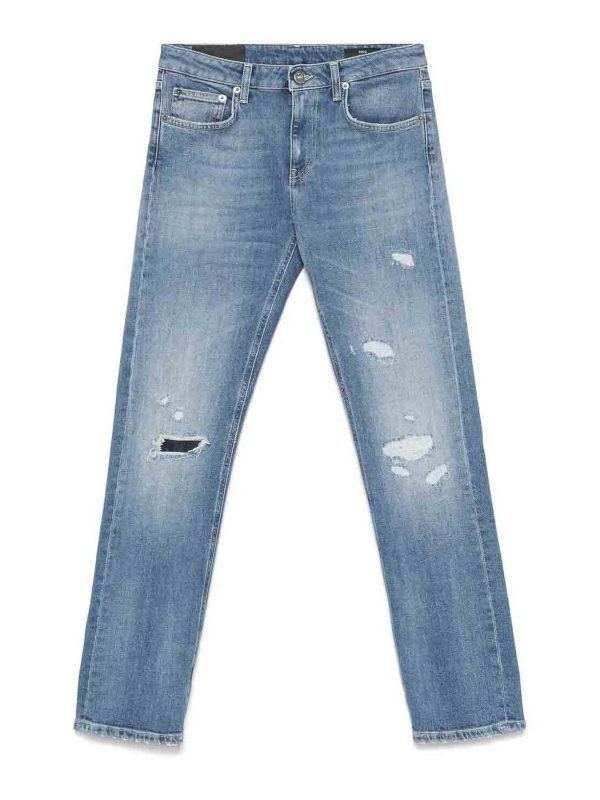 Dondup Pantalons Décontractés - Bleu