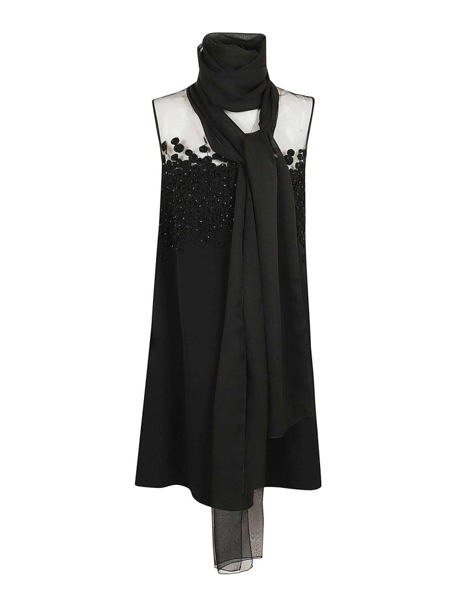 Valentino Garavani Robe Courte - Noir