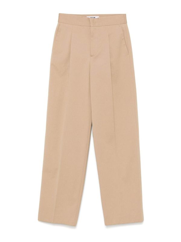 M. S.G. M. Pantalons Décontractés - Beige