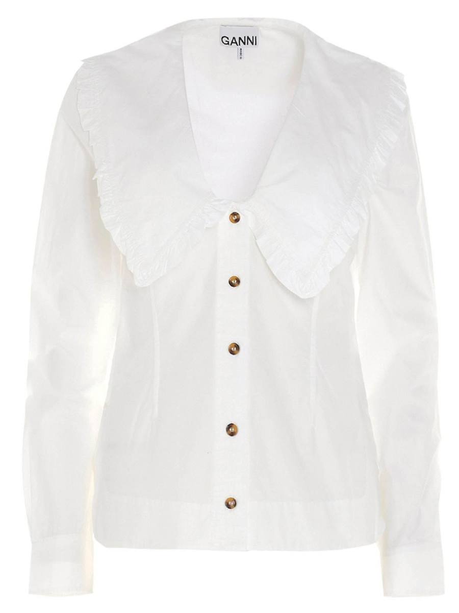Ganni Chemise - Blanc
