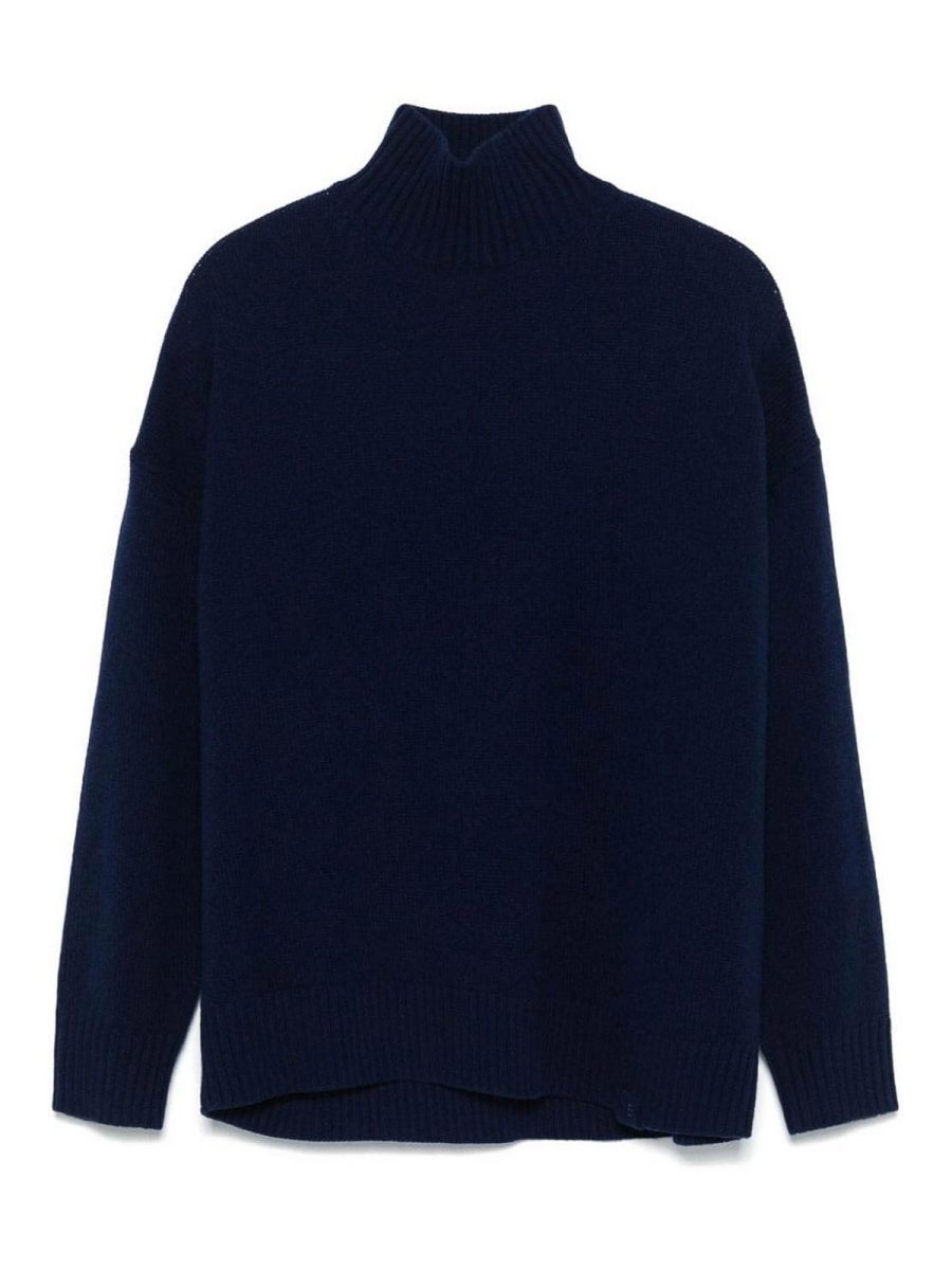 Victoria Beckham Pull Col Roulé - Bleu