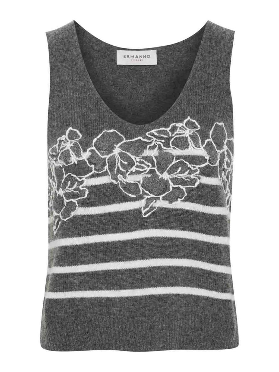 Ermanno Firenze Top - Gris