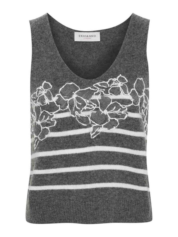 Ermanno Firenze Top - Gris