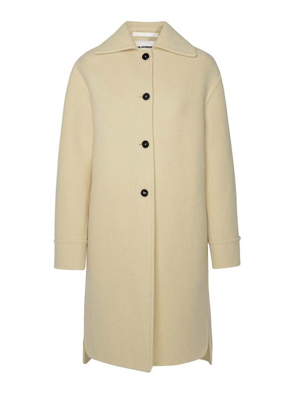 Jil Sander Manteau Court - Crème