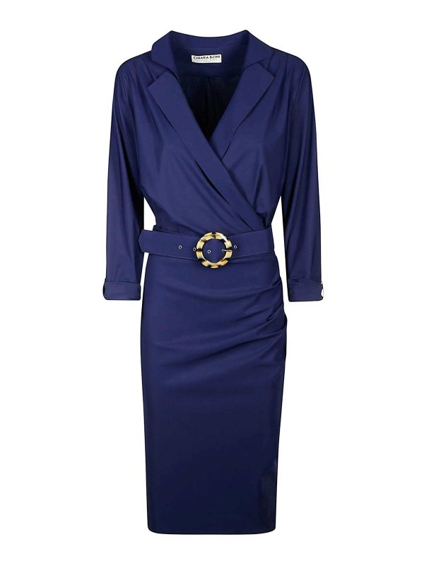 Chiara Boni La Petite Robe Robe Au Genou - Bleu