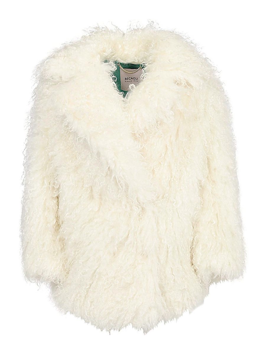 Becagli Manteau Court - Blanc