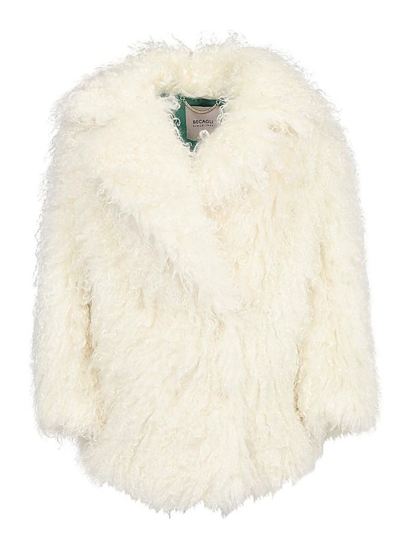 Becagli Manteau Court - Blanc