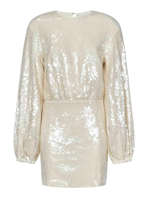Rotate Birger Christensen Robe Courte - Blanc