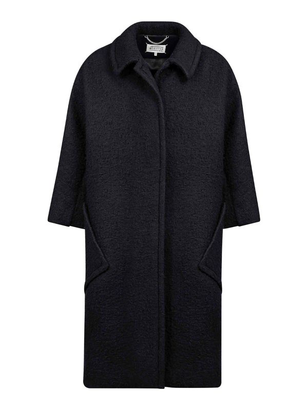 Maison Margiela Manteau Court - Noir
