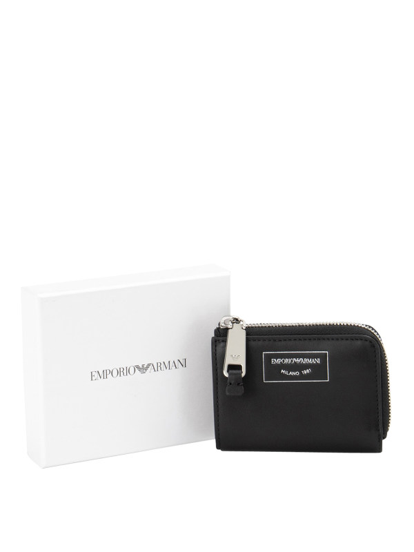 Emporio Armani Portefeuilles - Noir