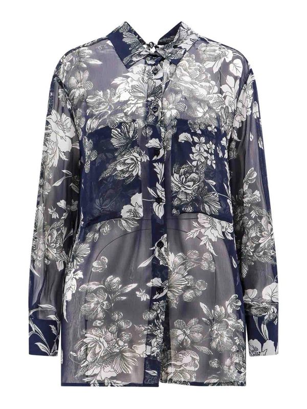 Semicouture Chemise - Bleu