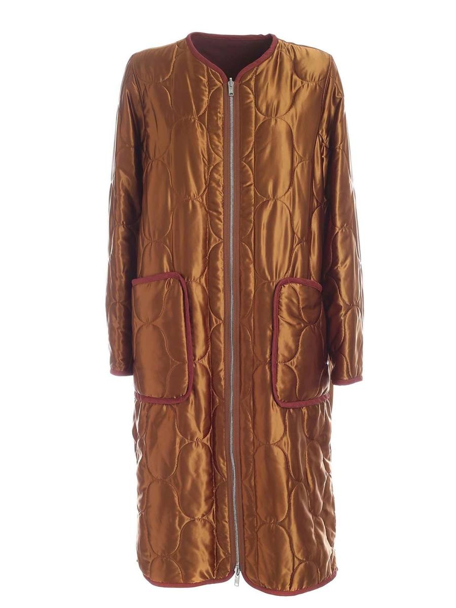 Kenzo Manteau Rembourré - Orange Brûlée