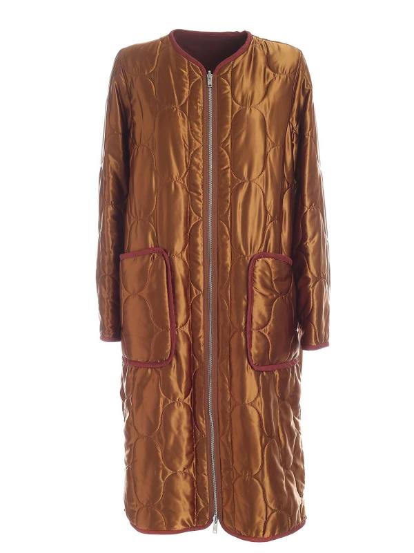 Kenzo Manteau Rembourré - Orange Brûlée