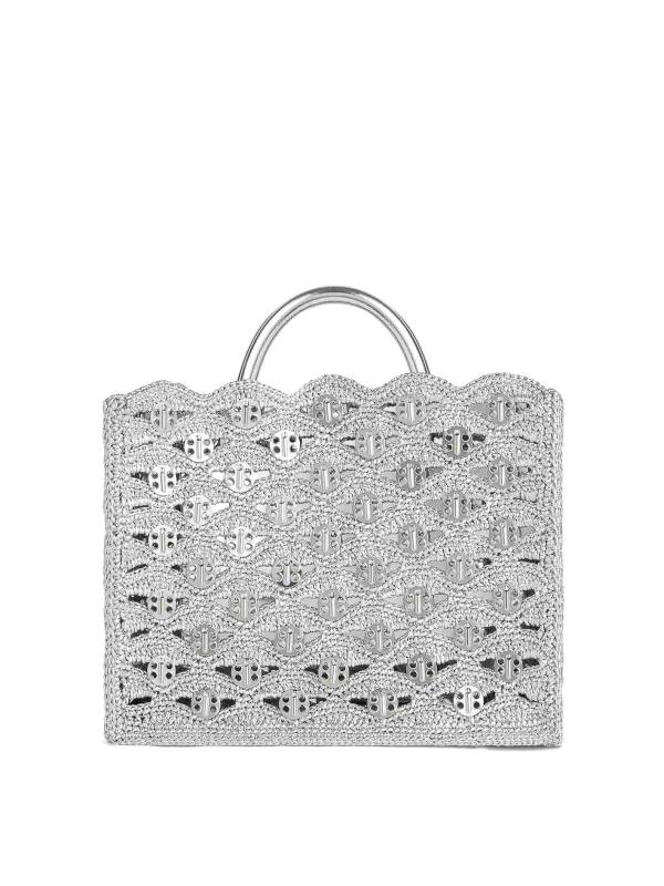 Rabanne Sac Bandoulière - Argent