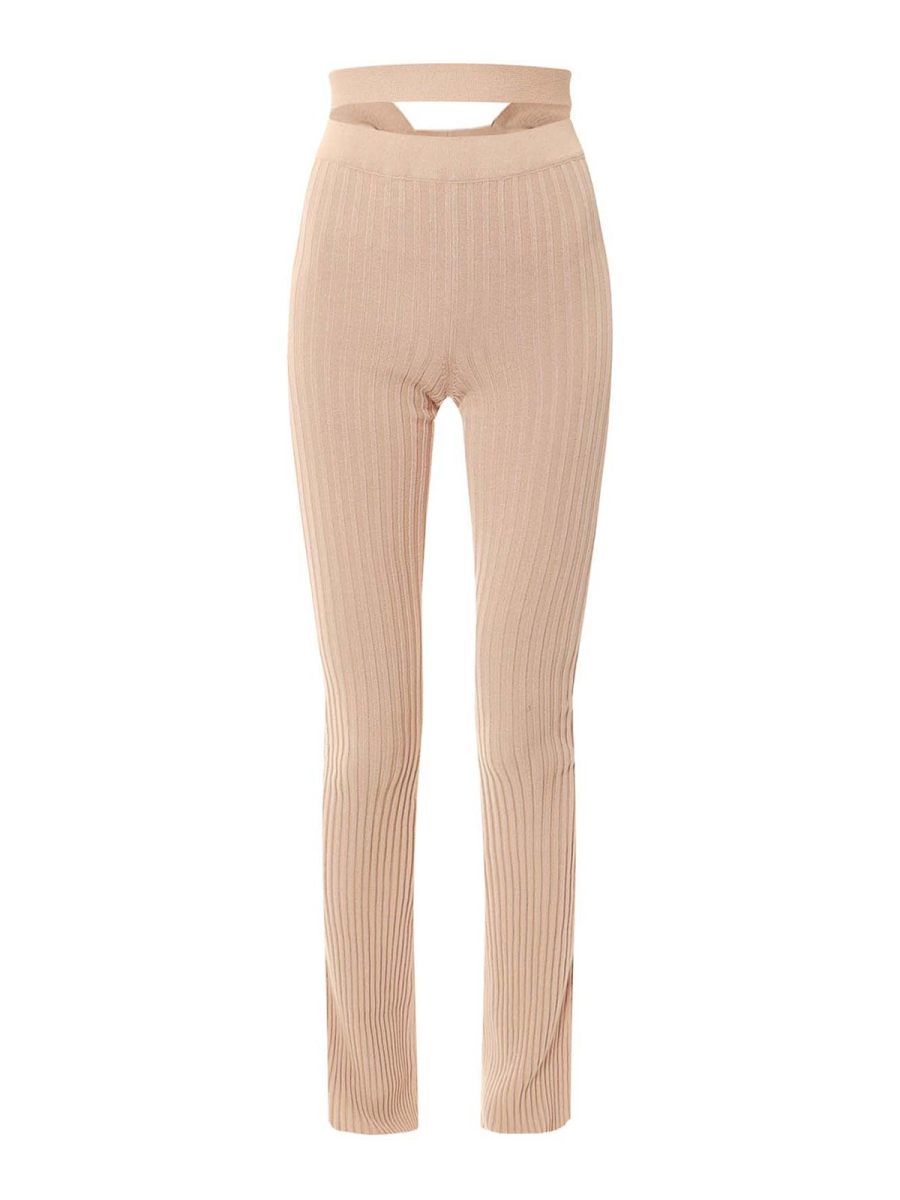 Andreādamo Pantalons Décontractés - Beige