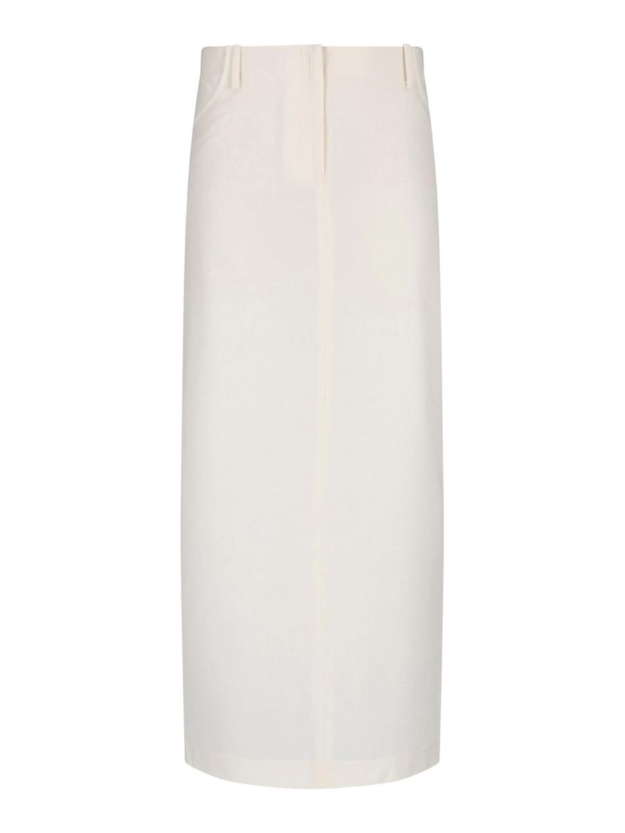 Aya muse Jupe Longue - Blanc