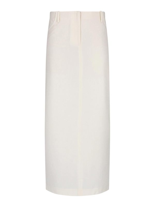 Aya muse Jupe Longue - Blanc