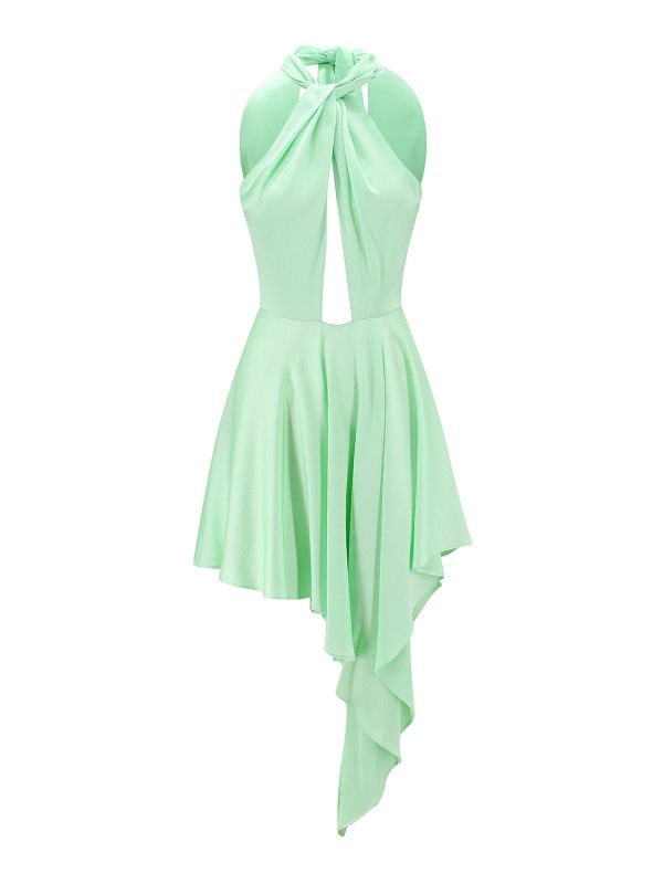 Stella Mccartney Robe Au Genou - Vert