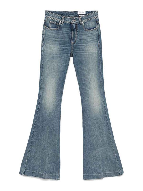 Alexander Mcqueen Jean Bootcut - Bleu