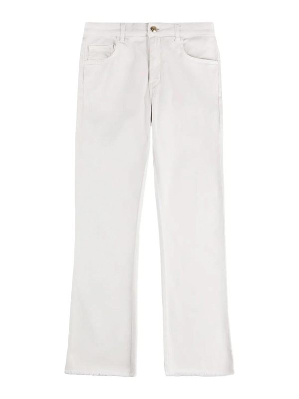 Fay Pantalons Décontractés - Blanc