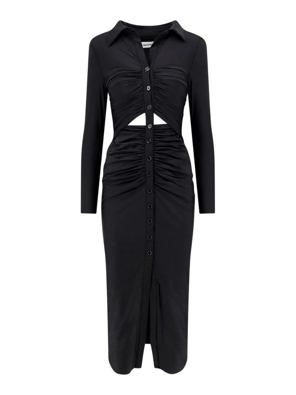 Self Portrait Robe Au Genou - Noir