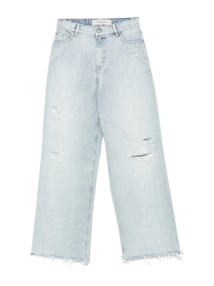 Golden Goose Jean Bootcut - Bleu