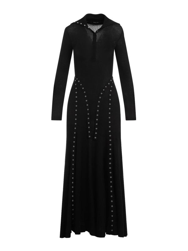 Simone Rocha Robe Au Genou - Noir