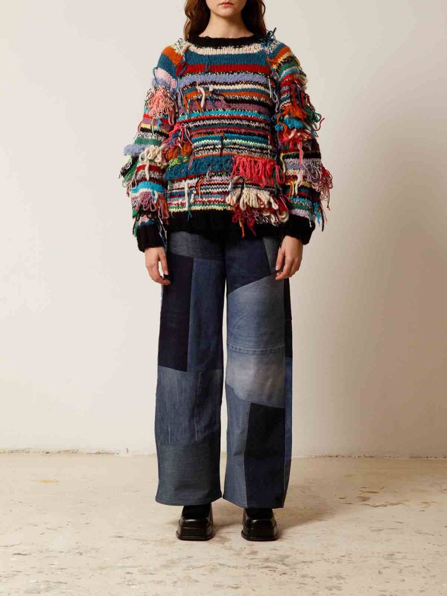 Cavia Pull Col Rond - Multicolore