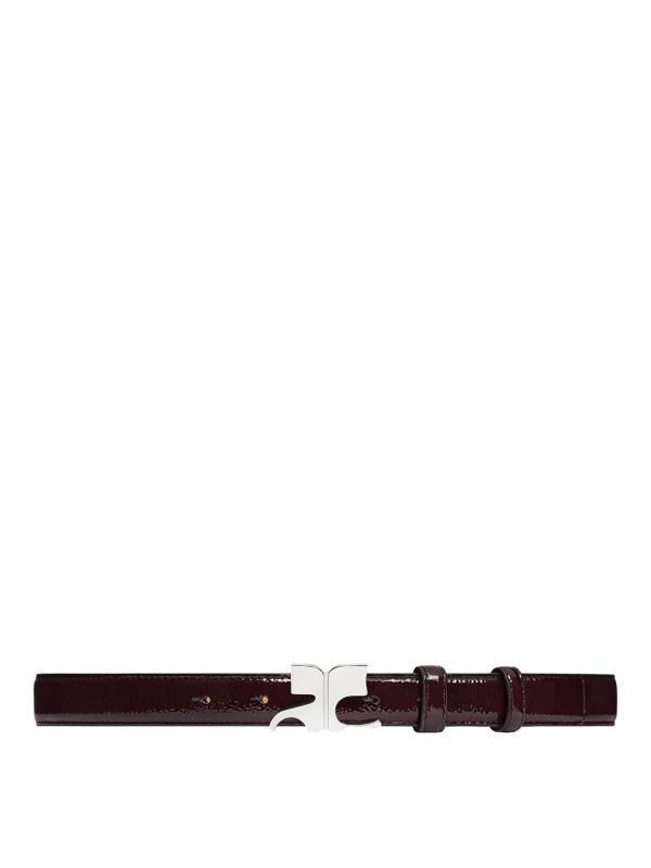 Courreges Ceinture - Rouge Brun