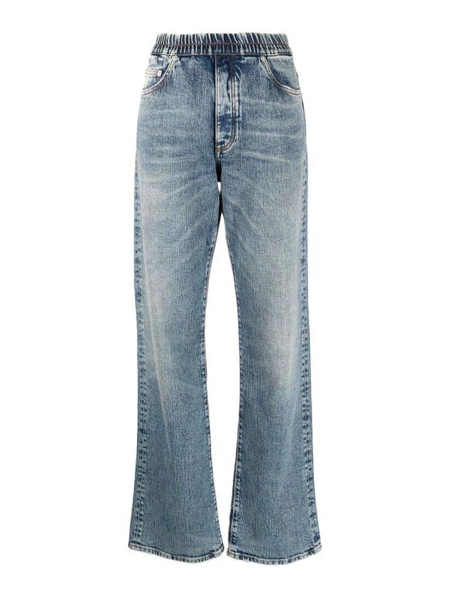 Heron Preston Jean Évasé - Bleu