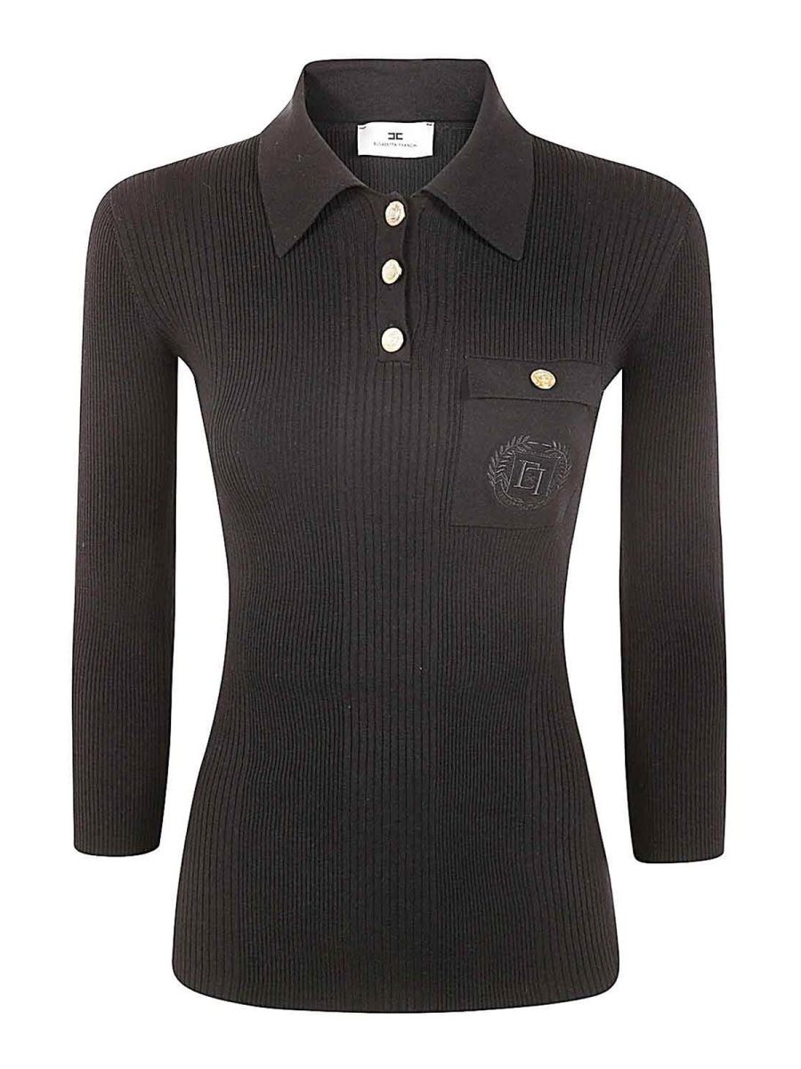 Elisabetta Franchi Polo - Noir