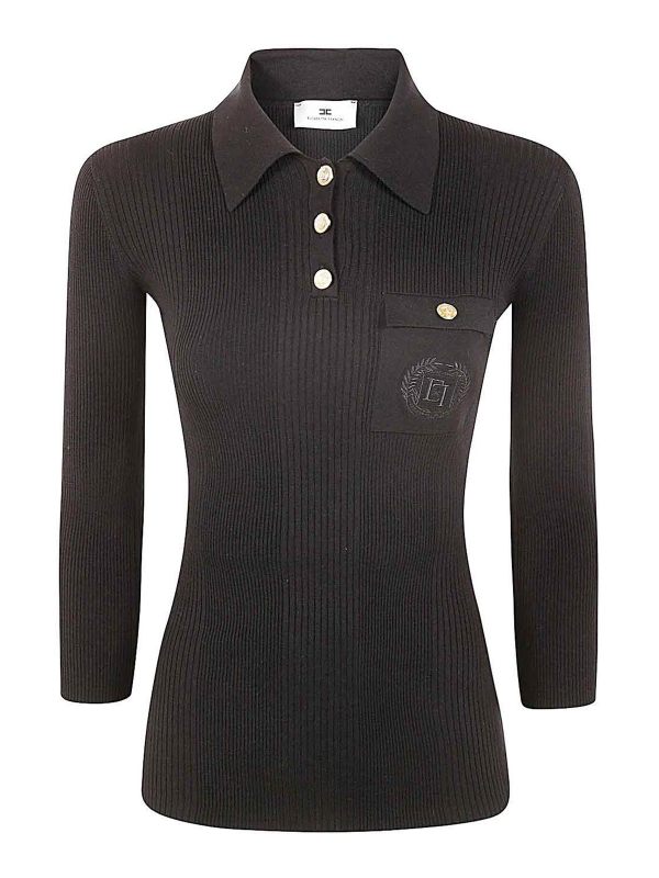 Elisabetta Franchi Polo - Noir
