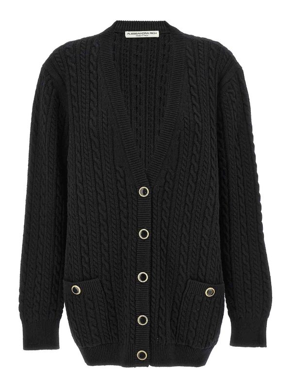 Alessandra Rich Cardigan - Noir